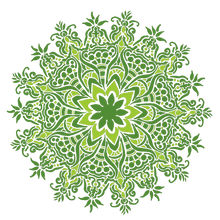 Load image into Gallery viewer, 2021-08-01-2 Mandala flow - periwinkle-laser