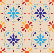Load image into Gallery viewer, 2021-08-04-1 Tile Pattern designed by Quintin - periwinkle-laser
