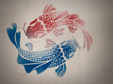 Load image into Gallery viewer, 2021-03-31-01 Koi fish - periwinkle-laser
