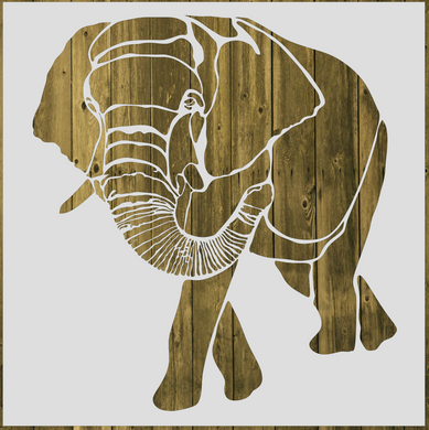 2021-05-02-1 African Elephant - periwinkle-laser