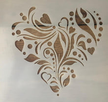 Load image into Gallery viewer, Stencil 710 - Heart - periwinkle-laser
