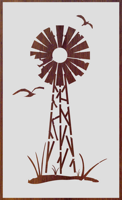 2021-03-14-3 Broken Windpomp with birds - periwinkle-laser